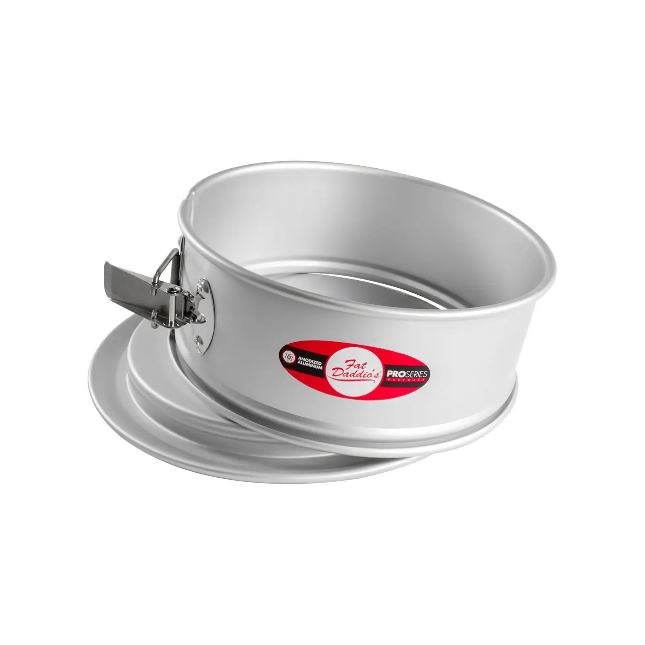 Fat Daddio's PSF-103 Anodized Aluminum Springform Pan, 10 x 3 Inch, Silver