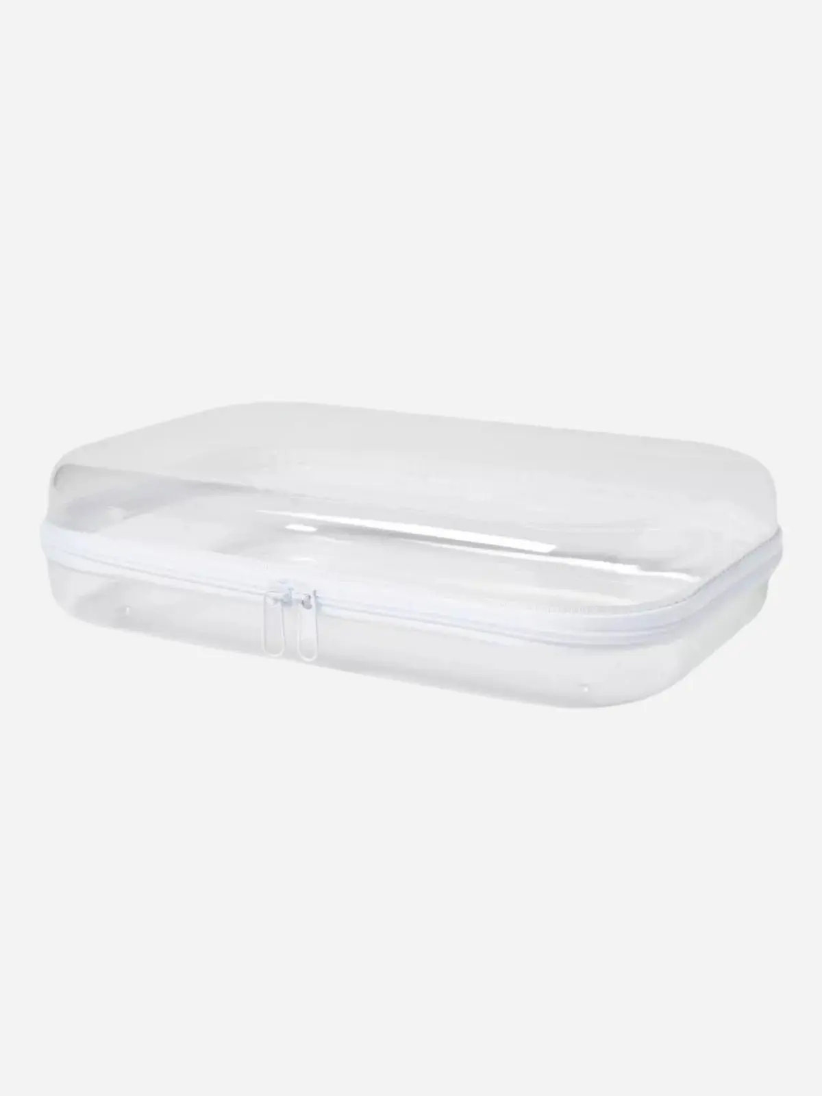 Clear Hard Shell Zippered Case