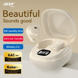 Acer 501 Wireless Bluetooth Earbuds, Active Noise Cancellation, IPX5 Sweatproof, Dual Mic Clear Call, Long Playtime Earphones for Phone Gym Travel