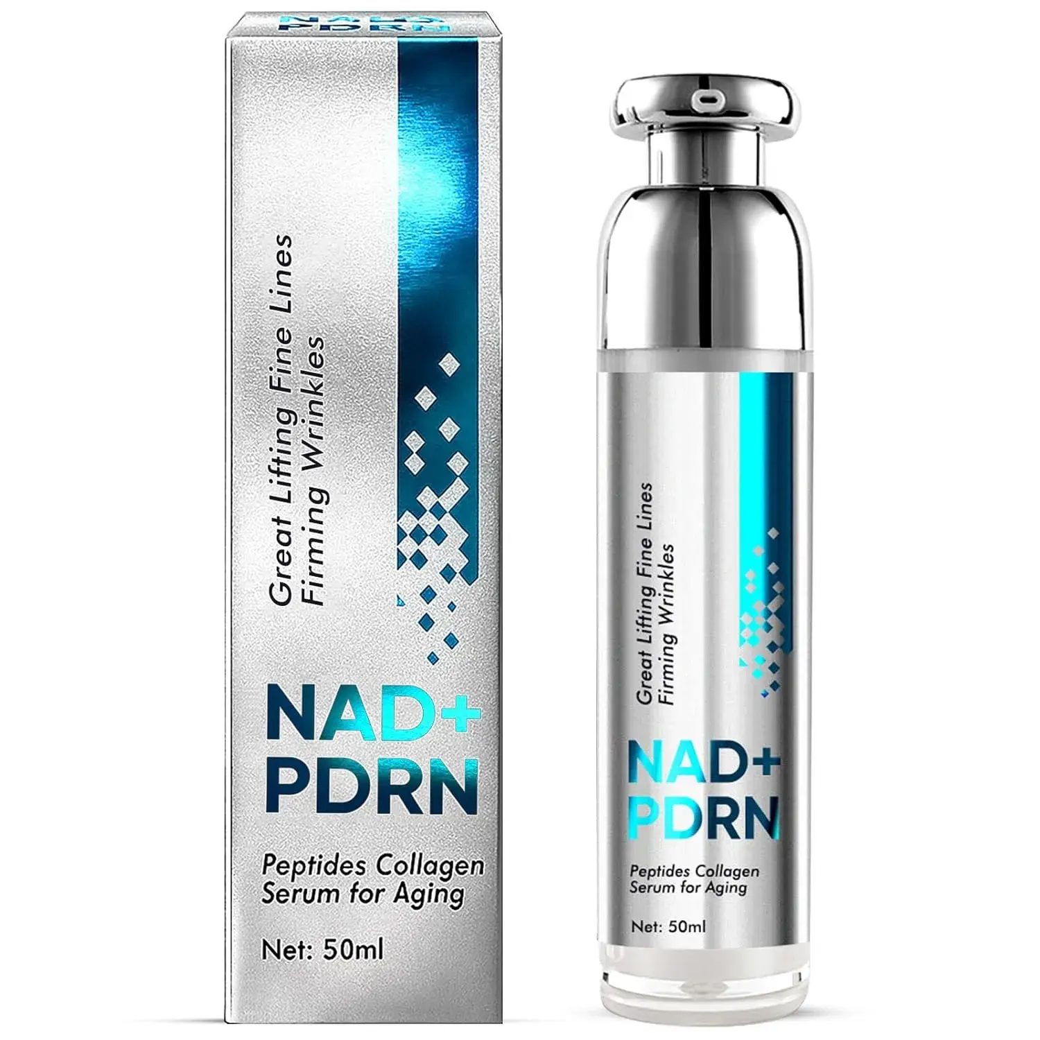 NAD+ PDRN Lifting Essence, PDRN Salmon Anti-Aging Firming Serum, Anti-Aging Moisturizing Serums & Essences, Reduces Wrinkles, Fine Lines, Deep Hydration, Anti Age Boost