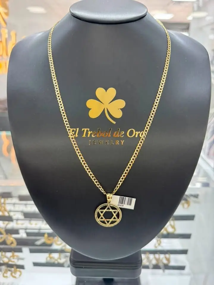 Cadena Oro 10K Corte Brillo Size 22" 3.5mm de grosor
