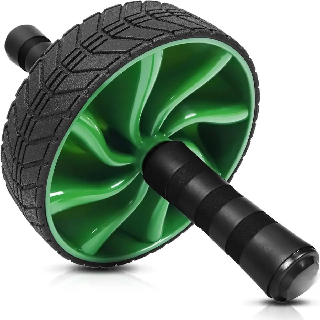 [New Deal] Ab Roller Wheel - Compact High Tensile Rounded Shape Ab Exercise Machine, Abdominal Core Trainer for Home Gym Abdominal & Core Strength Training