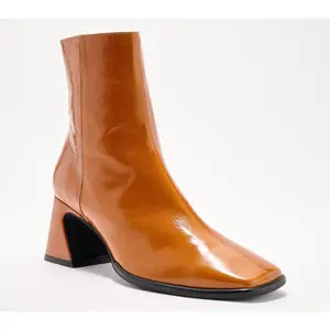 Intentionally Blank Leather Ankle Boots - Taffy