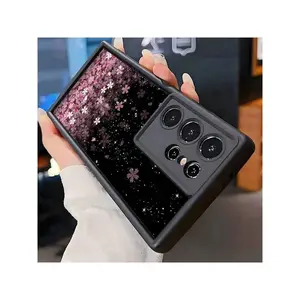 1pc Starry Flower Falling Shockproof Phone Case, Thick Anti-Slip With Samsung Galaxy Series A54/A53/A52(A52S Compatible)/A34(5G)A32(5G)/A14(5G)/A13 5G/A04S/S21/S21U/S22/S22U/S23/S23+/S23U And S24 Series A15/A35(5G)/A55(5G)/A25(5G), Scratch Resistant
