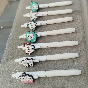 12pcs Dental-Themed Ballpoint Pens, Cute Office Pen, with Fun Tooth & Dental Tool Designs - Assorted Colors, Durable Plastic, No Batteries Needed for Dental Professionals, Hygienists - Gifts for Oral Hygiene Awareness, Dental Assistant Gifts