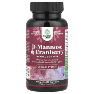 Nature's Craft D-Mannose & Cranberry, 60 Capsules