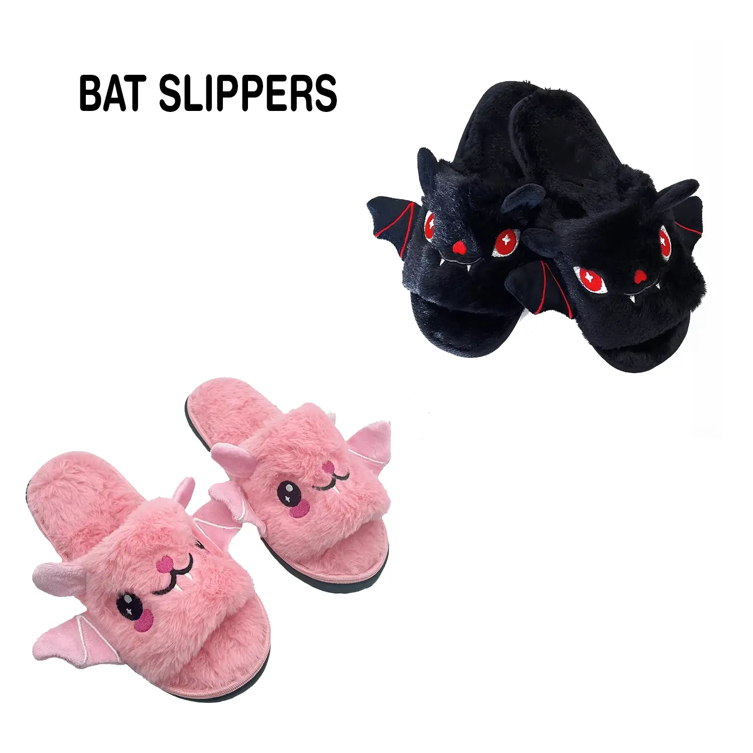 Bat Slippers Men, Women, Children
