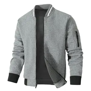 Grandclad Mens Lightweight Jacket Casual Bomber Jacket Varsity Coat