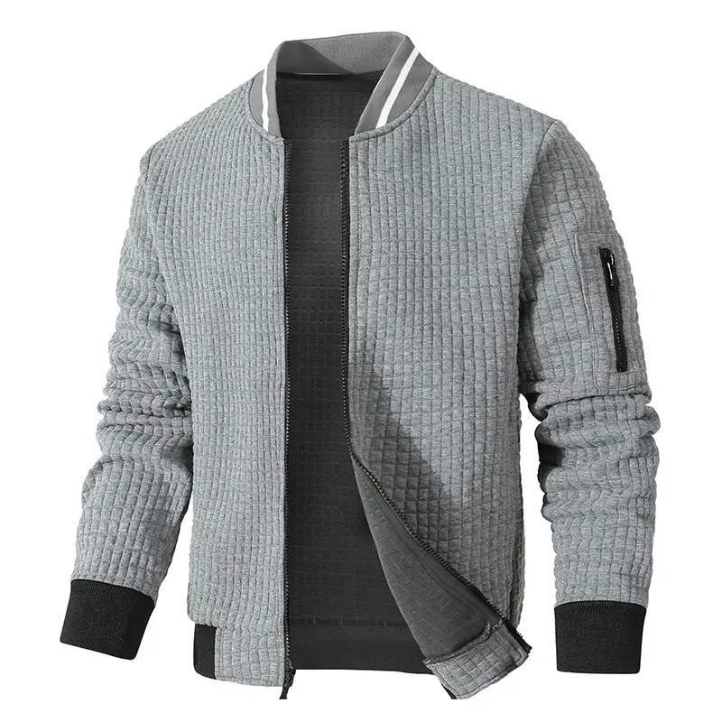Grandclad Mens Lightweight Jacket Casual Bomber Jacket Varsity Coat