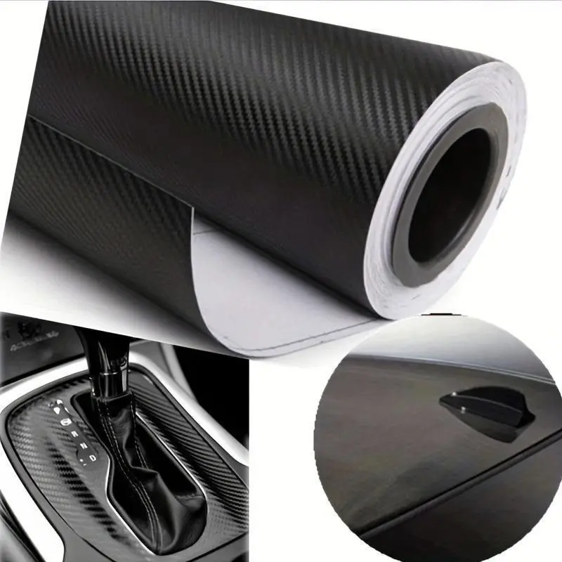Automobile carbon fiber sticker 3D stereoscopic thickened carbon fiber body color change film to decorative film Car Stickers Car Decal