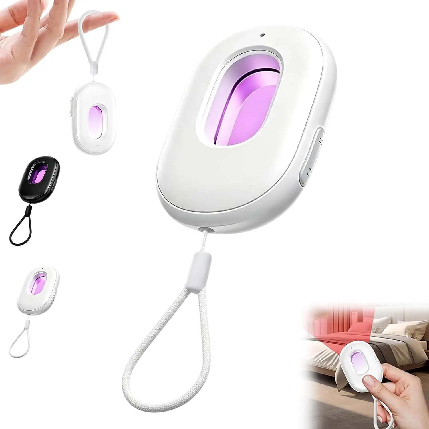 2026 Upgraded Compact Hidden Camera Detector - Infrared Lens Finder with 3D Spatial Detection Chip, Optical Filter, Infrared Spectrum Scanning, 3 Detection Modes, Multi-Alert Sound & Vibration, LED Flashlight, Privacy Check for Hotel Stay Home