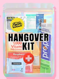 Chug Buddy Hangover Kit Party Favor Bags Pre-filled for Bachelorette 21st Birthdays Weddings Gift Pack