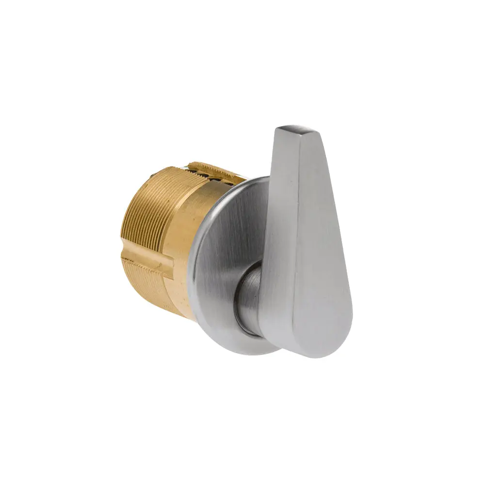 Ilco ADA-7181TK1-26D Mortise Cylinder Doorknob, 1-1/8 in, Standard Cam 863G, 26D Satin Chrome Finish, Grade 1 Door Hardware, Door Lock Security Component