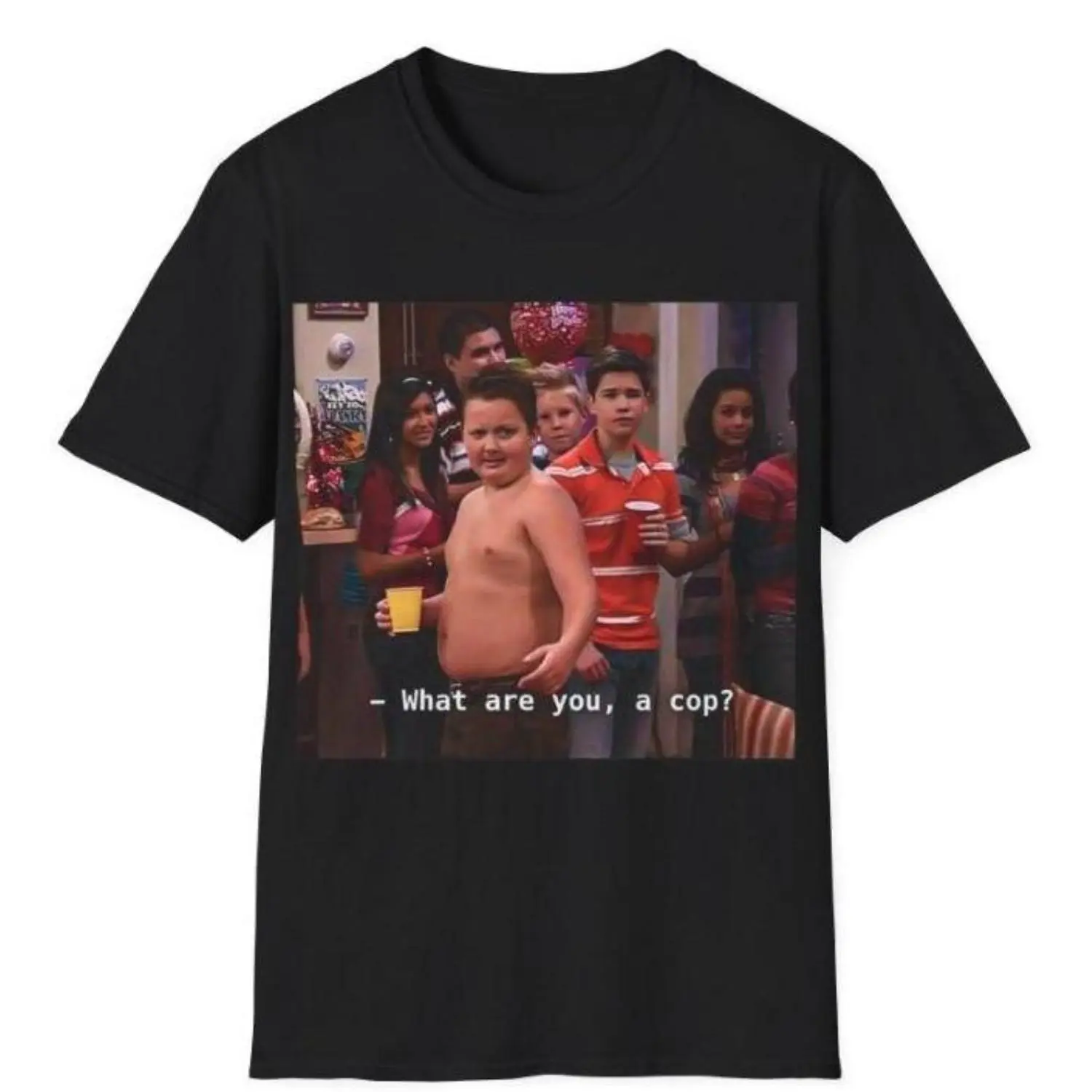 100% Cotton Gibby What Are You A Cop Unisex T-Shirt, Gibby Adult Casual T-Shirt Menswear Top Underwear Tshirt Streetwear Tropical Golf Gift T-Shirt For Men And Women