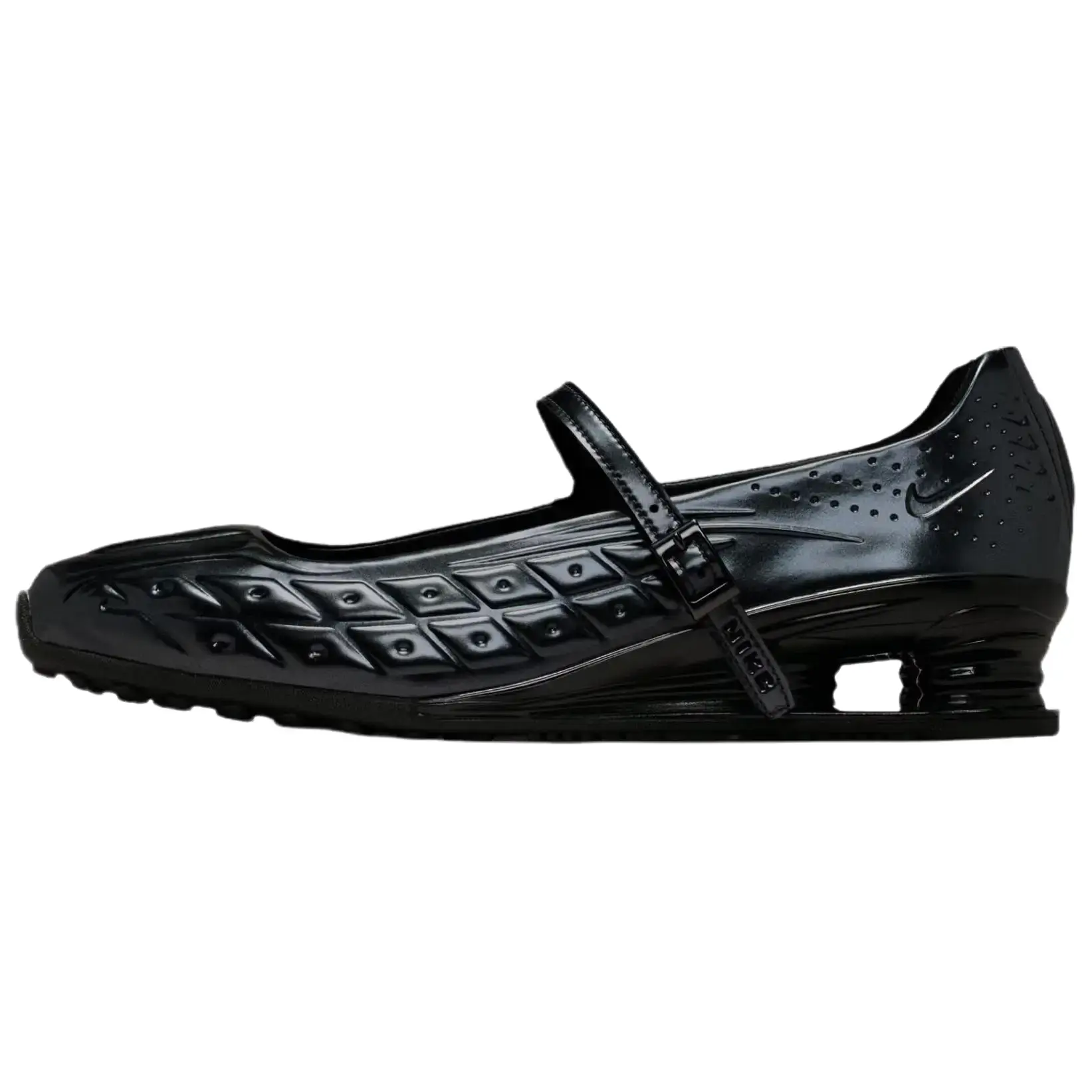 NIKE x Naked Copenhagen Women's Shox Z Calistra Sports Sneaker, Black Colorway