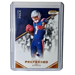 Ja'Lynn Polk 2024 Panini Preferred NFL #10 Rookie Card NE Patriots 1/335