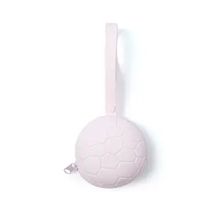 Ninni Co Pacifier Case - Rosewater Silicone Pacifier Holder with Zipper Closure  Baby Pacifier Storage for Home & Travel