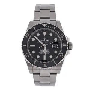 Pre-owned Rolex Oyster Perpetual Submariner Date Automatic Watch Stainless Steel and Cerachrom 41 by Rebag
