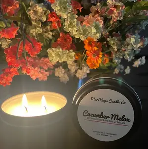Cucumber Melon Soy & Beeswax Candle