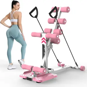 【KINMAC】Deep Squat Machine for Home-Glutes Trainer Machine with Resistance Bands Squat Assist Trainer for Core & Legs Workout Ideal for Home Gym, Apartment & Office
