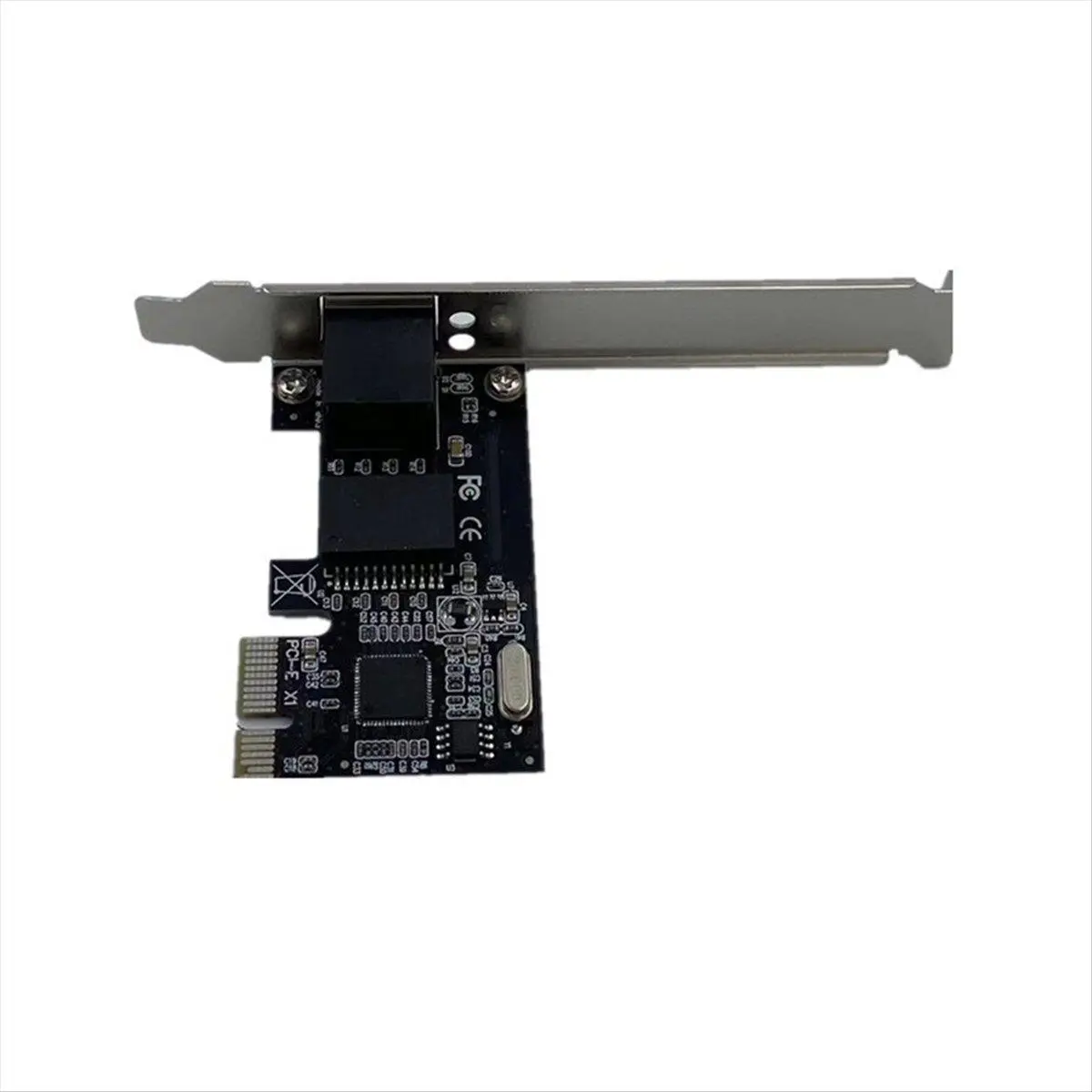 PCI Express Gigabit Ethernet LAN Card (1x Network Card, PCIe Rev 1.1) with RTL8111C Chip, 10/100/1000Mbps Gigabit Speed Adapter for Desktop PC, ACPI 2.0 Compliant, CSMA/CD Protocol Support (Linux OS Compatible), Acpi Support, Rj-45 Ethernet Port, Supports