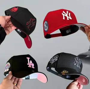 New Era New York Yankees 9FORTY A-Frame Snapback Hat – White Crown Red Brim – Adjustable MLB Baseball Cap – Streetwear Unisex Summer Edition