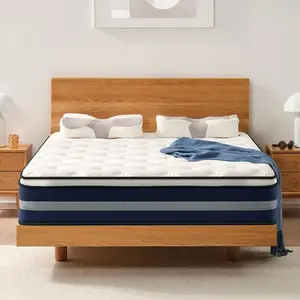 10/12 Inch Twin Full Queen Hybrid Mattress,Memory Foam and Individual Pocket Springs,Hybrid Mattress Medium Firmness for Pressure Relief, Motion Isolation & Support,Lumbar Support,CertiPUR-US Certified,Comfortable Sleep,Boxed mattress,Mattress Outlet