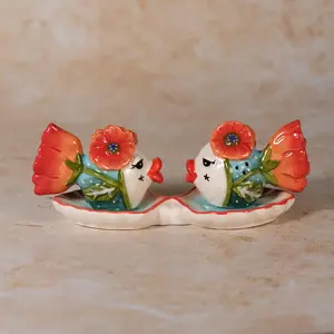 Kissy Fish S&P Set with Tray