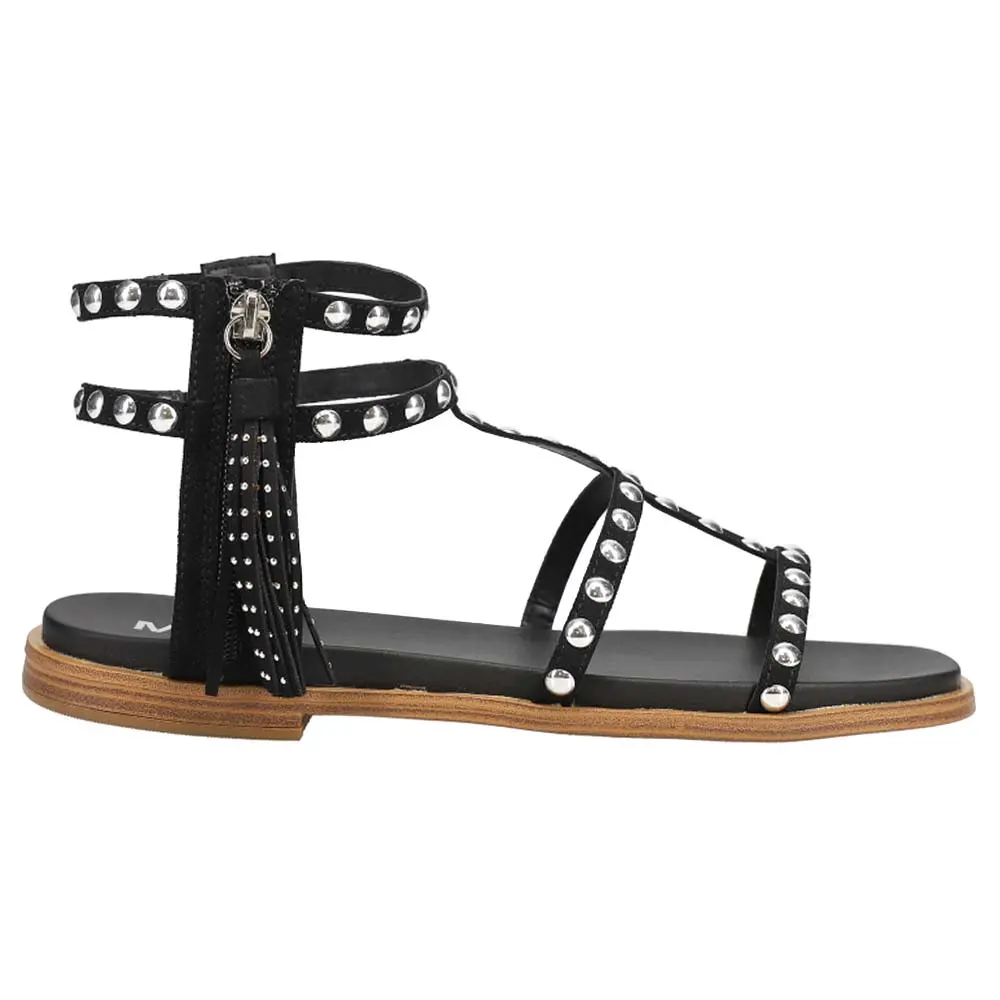 MIA Womens Kathalina Studded Gladiator Casual Sandals Casual - Black