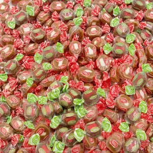 Goetze's Caramel Creams 1lb Mix - Original Vanilla & Caramel Apple Bulls-Eyes - Nostalgic Chewy Candy Bulk Bag - 16oz Sweet Treat Bundle - Made in USA - Fruit Snack