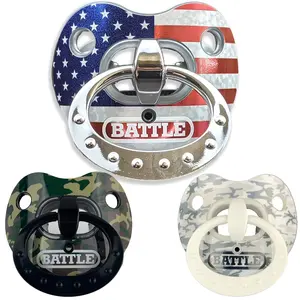 Battle Sports Binky Oxygen Chrome Lip Protector Mouthguard