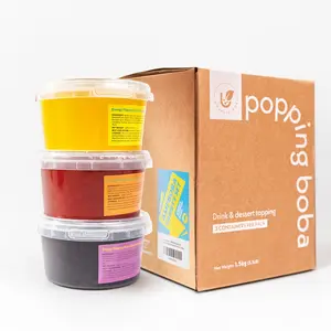 Popping Boba Variety Set: Original,Orange, Blackcurrant