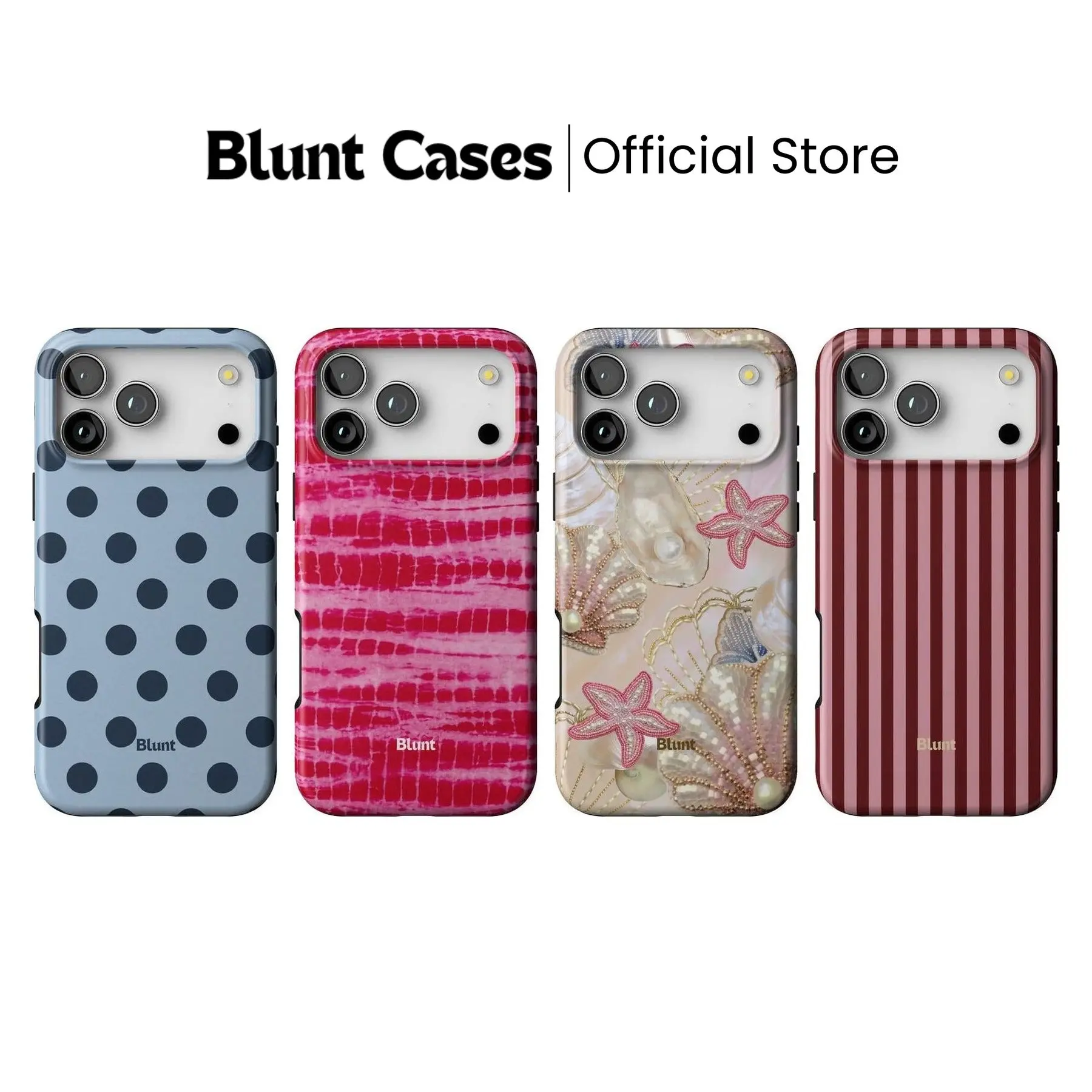 Seashore Dot iPhone Case 4-Set