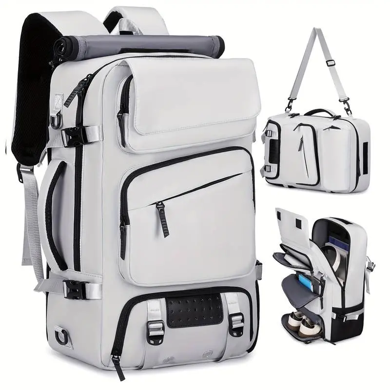 Large Capacity Unisex Backpack Luggage for Travel - Airline-Approved Carry-On, Functional Commuter Gym Travel Bag with 17.3" Laptop Compartment & Shoe Pocket for Business/Work tiktokshopsummersale tiktokshopbacktoschool