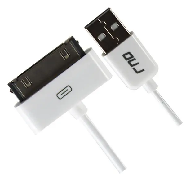 RND Accessories MFi-Certified 30-Pin Charging Cable - 3.2 ft, White, Compatible with iPad, iPhone, iPod