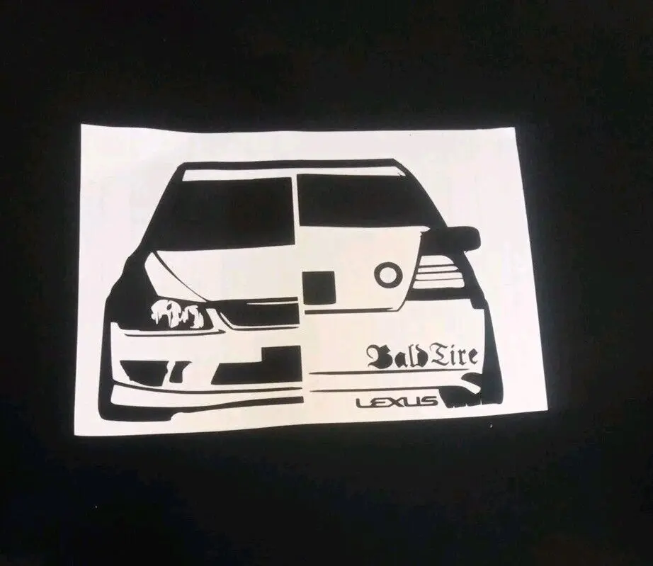 Lexus IS300 Vinyl Sticker - Choose Your Favorite Color