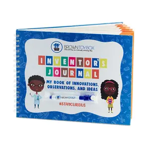 Inventor's Journal for Kids - STEM Creativity Notebook, Fun STEM Learning & Idea Journal