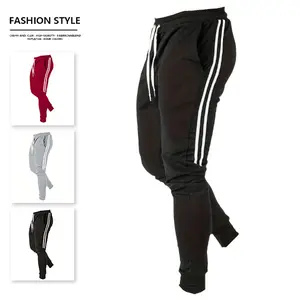 Men's athletic jogger pants with multiple colors and side stripes, casual sporty style versatile enough to pair with any top. Soft and skin-friendly fabric keeps you comfortable all day long, perfect for activewear enthusiasts, runners and gym goers, as w