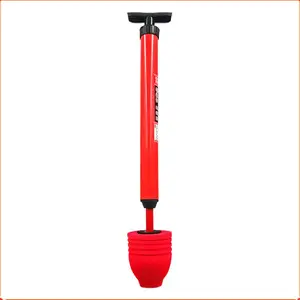 Rust-Proof Stainless Steel Plunger with Flexible TPE Rubber Pump for Kitchen & Bathroom Drain Unclogging Eco-Friendly Sink & Tub Cleaner