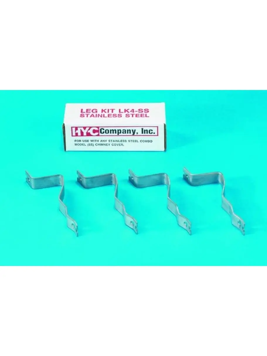 Lindemann Chimney Cap Leg Kit - Stainless Steel