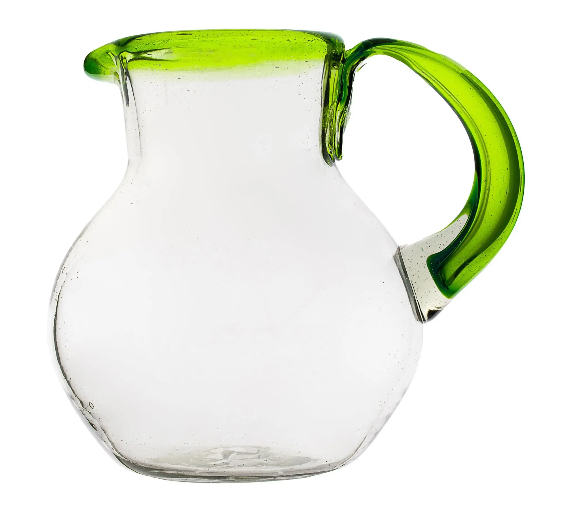 10 Strawberry Street Lime Rim Mexican GlasswarePitcher