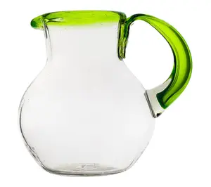 10 Strawberry Street Lime Rim Mexican GlasswarePitcher 10 Strawberry Street Lime Rim Mexican GlasswarePitcher