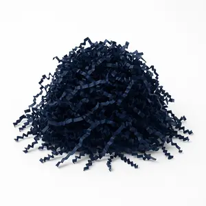 Navy Blue Crinkle Shred Paper - 2 oz