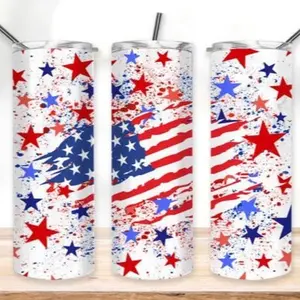 Flag | 20oz sublimation transfer print out (TRANSFER ONLY, NOT A FINISHED TUMBLER)