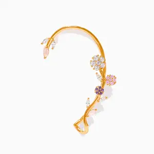 Island Bloom Crawler Ear Cuff
