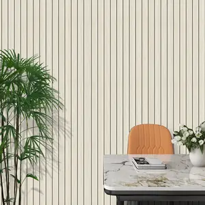 Cream Imitation Wood Grain, Self-Adhesive Waterproof Removable Peel and Stick Wall Decor for Bedroom Living Room Office, Peel and Stick Wallpaper Designs, Size 40cm*3/5/10M