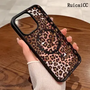 Premium Magnetic Phone Cases for iPhone11/12/13/14/15/16//17/Air/promax/Plus Leopard print y2k cased MagSafe Ready, Anti-Fall, Springtok and Ultra-Thin Design |   Perfect for Everyday Use Protector Screen Protector Aesthetic Cover
