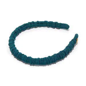 PEACOCK JESSIE CRINKLED SILK HEADBAND