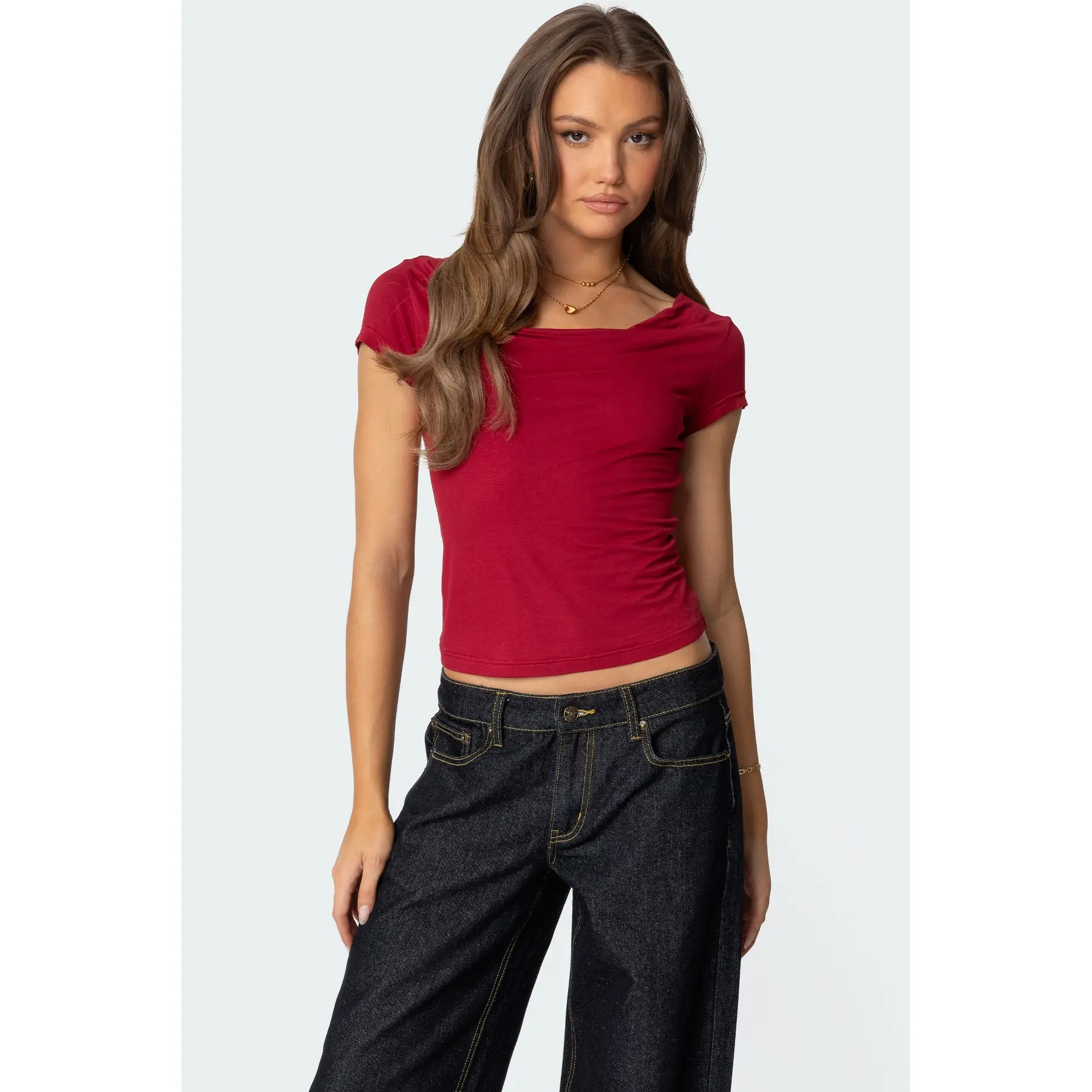 Javi Cowl Neck Top