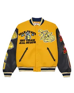 Vale Forever Friday Varsity Jacket Yellow
